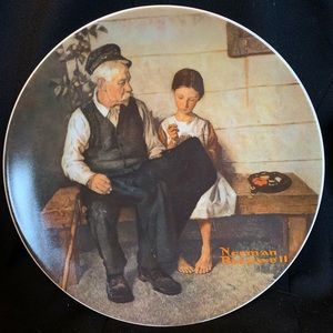 Normal Rockwell “The Lighthouse keeper’s daughter”. Plate #8653T.
